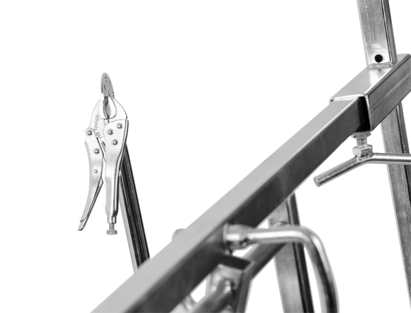 Multifunktionaler Drehlackierständer