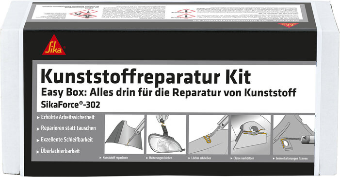 Sika Kunststoffreparatur Kit Force-302 + 301 + Primer