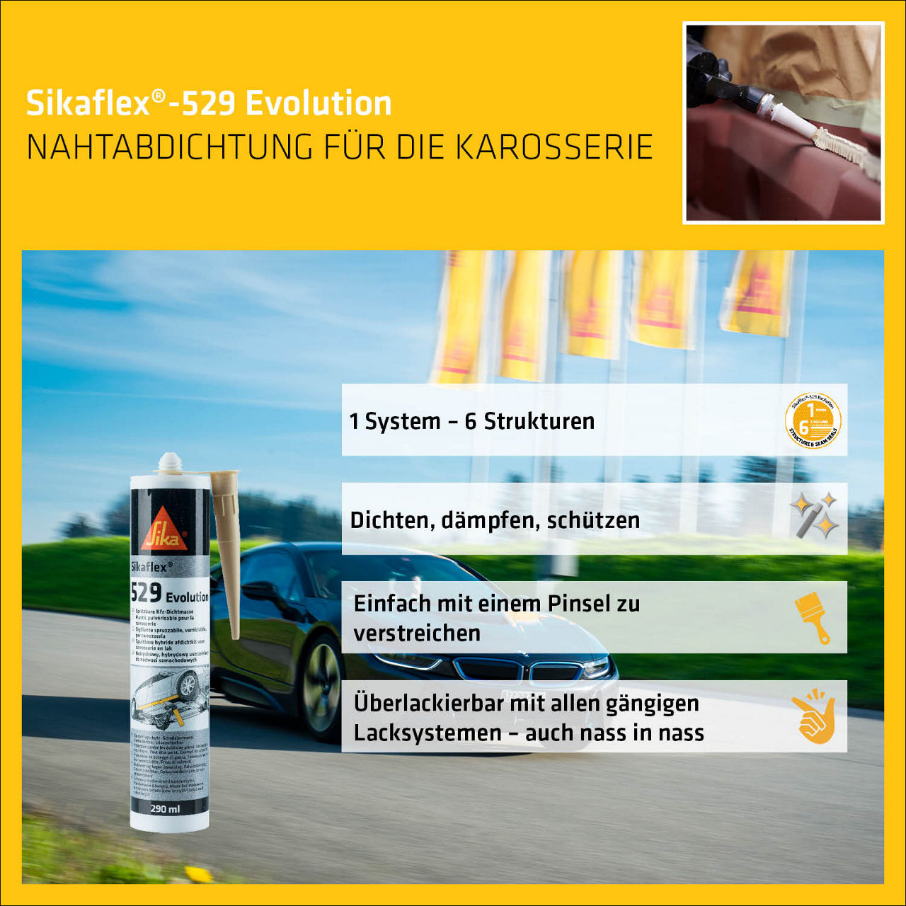 Sikaflex-529 Evolution Easy Box C225 SET